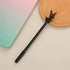 Cute Rabbit Gel Ink Pens, Kawaii Black Writing Ballpoint Pens, 6PCS Funny School Stationery for Office Supplies Gift