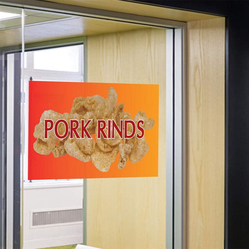 Fastasticdeals 14x10Inches Decal Stickers Multiple Sizes Pork Rinds Outdoor Advertising Printing C Industrial Vinyl