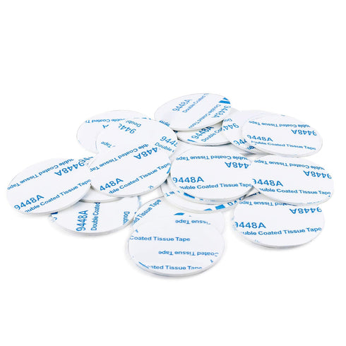 MIKEDE 20 Pack Strong Neodymium Disc Magnets, 1.26 inch D x 0.08 inch H with Double-Sided Adhesive