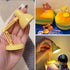 Mini Lamp Refrigerator Magnet, Cute LED Table Foldable Lamp, Novelty Fridge Magnet, Night Study Portable Lamp, Yellow