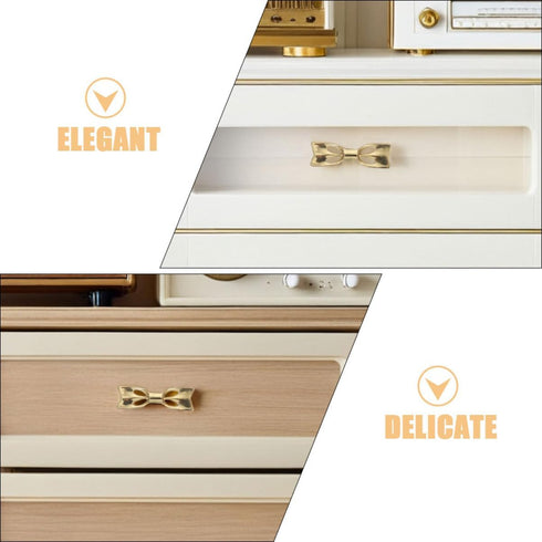 2sets Angoily Decorative Drawer Pulls Stylish Handles for Cabinets Dressers and Bedside Tables Easy to Install