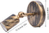 E27 Cozy Yosoo Iron Wall Sconce Holder with Light Socket, Retro Style, and Romantic Atmosphere, Perfect for Bedroom