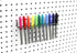 Spectrum Diversified Industrial Gray Pegboard Tool Holder - 1.75" L x 9.25" W