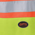 Pioneer High Visibility Lightweight Birdseye Safety Shirt, Short Sleeved Crew Neck with Reflective Tape, Yellow/Green,