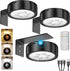 Wireless Rechargeable Over Picture Lights for Wall, 3 Pack 2600mAh Battery Art