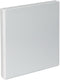 Universal 20742PK Slant-Ring Economy View Binder, 1" Capacity, White, Pack of 4