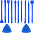 12 Pieces Carbon Fiber Plastic Scraper, Multi-Purpose Non-Scratch Pen-Shaped Cleaning Tool for Small Spaces