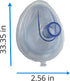 Pack 1 MCR Medical of INFANT Training CPR Rescue Masks, Valves