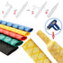 Heat Shrink Tubing for Fishing Rod Wrap, Motorcycle Handgrips, Tools Handle for Better Grip. Black Textured Shrink Wrap