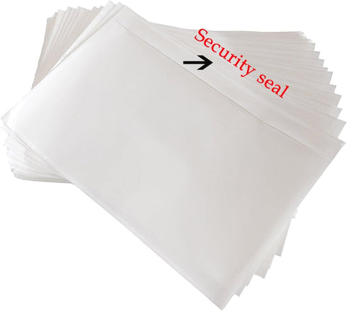 SJPACK 7.5" x 5.5" Shipping Label Sleeves | Clear Adhesive Top Loading Packing List/Label Envelopes (200 Bags)