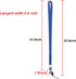 YOUOWO 10 Pcs Neck Office Lanyards for ID Badges Holder, 10 Colors for Kids ID Name Badge