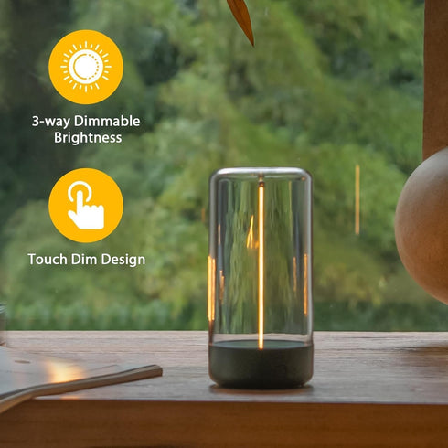 AUGE LIGHT Mini Table Lamp with White Noise Machine - Stylish & Functional