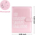 POUYRBA 100 52 100 Envelope Challenge Binder, Leather Week Money Saving Challenge Binder Easy and Fun Way for Envelopes