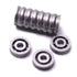 Atoplee V Groove Ball Bearings - 10pcs 3x10x3mm HCS 603VV Deep Pulley Wheels Roller Bearing