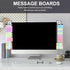Office Desk Accessories 2pcs Multifunction Computer Monitor Memo Board - Sticky Note Holder for Home Decor