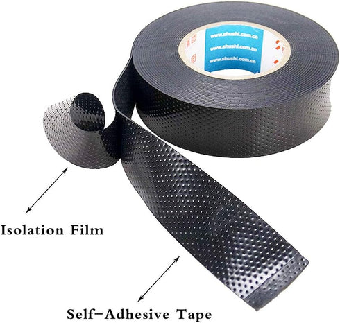 Hysagtek 2 Roll Self Amalgamating Tape, Waterproof Sealing Insulation with Ultra Weather-Resistant Adhesive