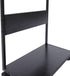 Ageanbri 2-Tier 20kg/44lbs Computer Carts & Machine Stands Rolling Computer Stand Each Layer Max Load-Bearing PC Stand