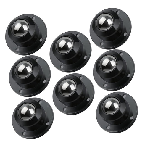Zerodeko 8pcs Mini Swivel Caster Wheels Adhesive Rollers for Furniture Small Appliance