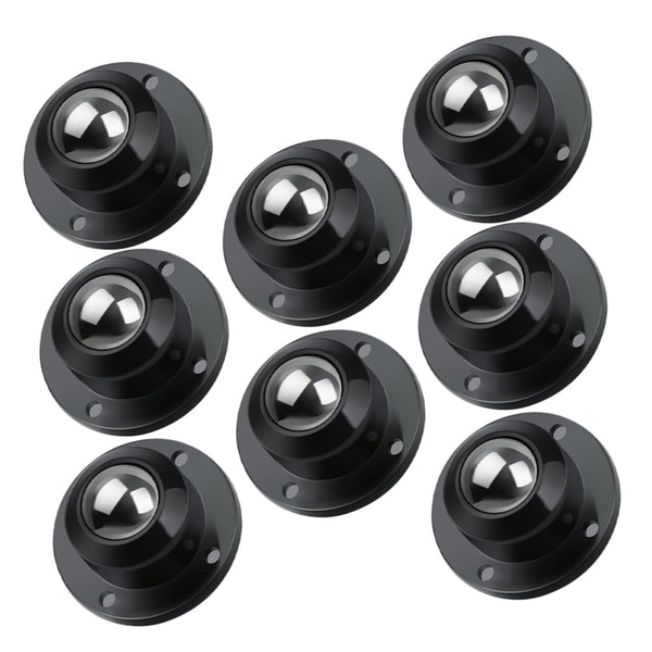 Zerodeko 8pcs Mini Swivel Caster Wheels Adhesive Rollers for Furniture Small Appliance