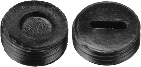 20 Pcs Black Male Thread 16mm OD Diameter Carbon Brush Holder Caps Replacement Parts for Power Tools (16mm)
