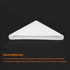20Pcs 3x50mm uxcell Plastic Corner Protectors Right Angle Shape Glass Corner Guards Cushion for Corner Protection