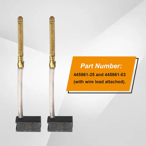 445861-03 445861-25 Carbon Brush Set for DeWalt Porter Power Tools DW160 DW402 D26450 27709 DW421 DW887 6pcs