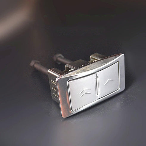 LICHIFIT Rectangle Dual Flush Toilet Water Tank Switch Button Replacement Repair Accessories