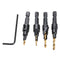 1/4 inch Hex Shank Countersink Drill Bit Power Tools Accessories, 4Pcs/Set (Gold)