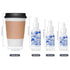 15mL/0.5oz Ceramic Eye Dropper Bottles, Blue and White Porcelain - 5pcs Leakproof Travel Essential Oil Bottles with 3