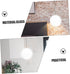 80mm Garneck Frosted Glass Globe Lamp Shade round Matte White Pendant Light Cover Replacement for Ceiling Fan Fixtures