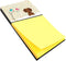 Caroline's Treasures Christmas Presents Between Friends Dachshund Red Brown Sticky Note Holder, Multicolor (BB2602SN)
