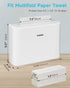 Countertop,200 Commercial,White 9.8" 3.8" AIKE Paper Towel Dispenser Sheets Capacity,Fit Multifold Paper Towel,for Home