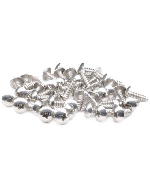 100Pcs #8 x 1/2" Truss Head Phillips Wood Screws, Heavy Duty 18-8 (304) Stainless Steel Screws
