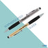 Thank You Greeting Gift Stylus Pens for Touchscreen Devices, 2 in 1 Combo Pen, 50 Pack, Multi-Color for Events