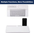 Small Glass Desktop Whiteboard, Dry-Erase Board with Aromatherapy and Desk Organizers for Office