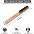 MAXMAN Brass Brush Set 4Pcs, Soft Brass Bristle Wire Brushes with 10 Inch Beechwood Handle, Metal Brush for Cleaning