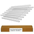 15 Pack Glass Stirring Rods: 0.314 inch Diameter, 6 inch Length Borosilicate Glass Stir Sticks for Mixing Lab