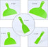 5 Pcs Putty Knife, Large Size Pack, Flexible Plastic Paint Scraper Tool for Spackling, Wallpaper Scraper Plastic, Spatula Scraper, Spackle Tools by zYoung