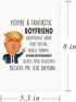 Gonzey Funny Trump Boyfriend Card, Birthday Anniversary or Valentine's Day Gift Card