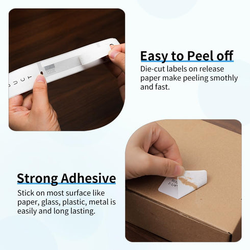 LW Label Compatible Dymo 30327 1-Up File Folder White Paper Labels 9/16" x 3-7/16", 130 Stickers per Roll, 12 Rolls
