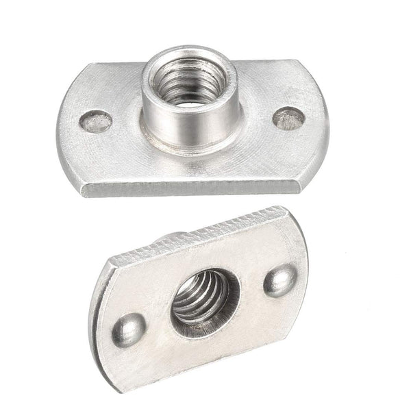 uxcell Weld Nuts,M6 Tab Base UNC Carbon Steel Machine Screw 2 Projection Silver