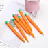 sencoo 4 Pack Carrot Mechanical Pencil, 0.5mm, Creative Student Stationery Gift
