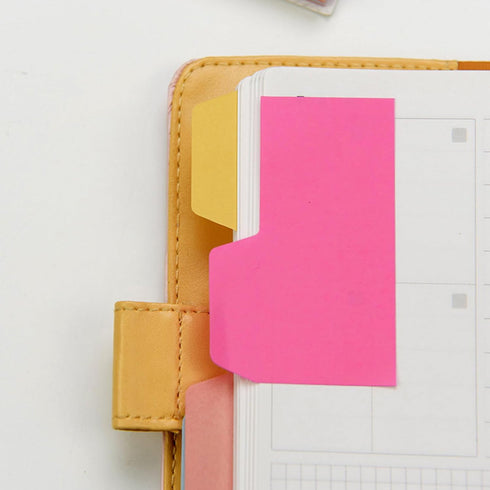 NUOBESTY 1 Pack of 90Pcs 6-Color Divider Sticky Notes, Writable and Repositionable Index Papers