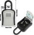 Key Lock Box, Portable Lockbox for House Key, 4 Digit Combination Key Safe Storage, Waterproof Wall Mounted