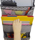 ZKOO 6 Pocket Over Door & Wall Mount File Folder Organizer, 2 Hangers for Office School Home Filing Supplies