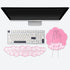 Pink Cloud Gel Wrist Rest for Keyboard and Mouse, Ergonomic Mouse Pad