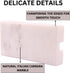 Business Card Holder for Desk, White Carrara Marble Display Stand for Business Cards, Cute Office Accessory