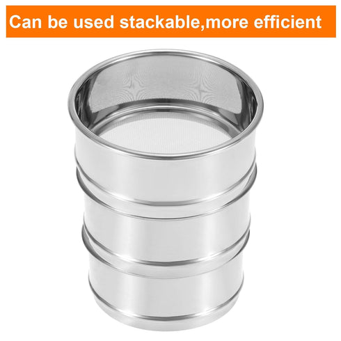 PATIKIL 1000 Mesh Lab Sieve, 4" Diameter Test Sieve, 304 Stainless Steel Wire Cloth for Industrial Laboratory