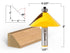 45 1/2-Inch 13917 YONICO Chamfer Router Bits Edge Forming Degree Shank