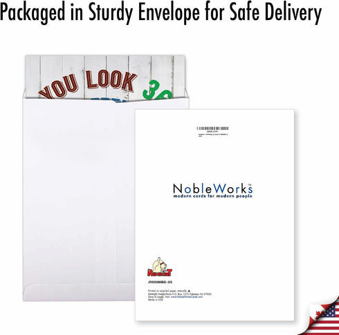 NobleWorks 70th Birthday Greeting Card - Jumbo (8.5 x 11 Inch) Fun Card for Milestone Birthdays